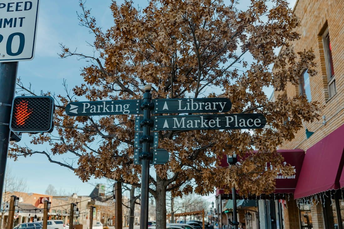 Historic downtown Edmond, Oklahoma