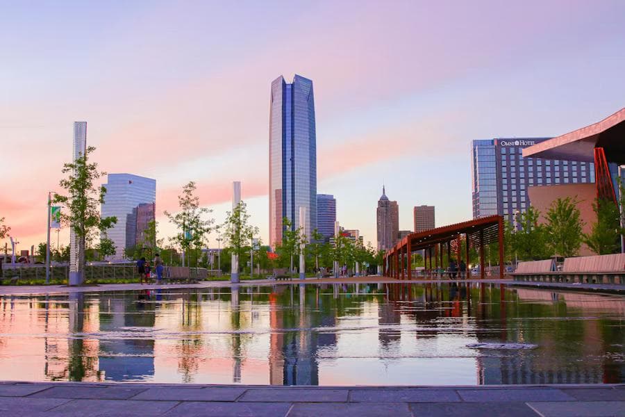 Oklahoma City outdoor patio, Midtown OKC dating venues, Chicken N Pickle OKC, local singles meetups, walkable dating districts, offline connection